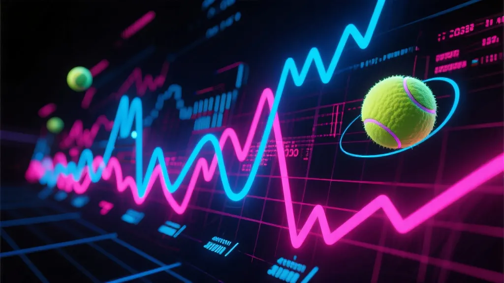 ATP排名数据与网球轨迹抽象图